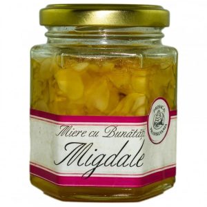 Miere cu Fulgi de migdale, 200 gr, Prisaca Transilvania