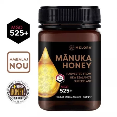 Miere de Manuka MGO 525+, 500 g, Melora