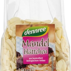 Migdale decojite si feliate Bio, 100g, Dennree