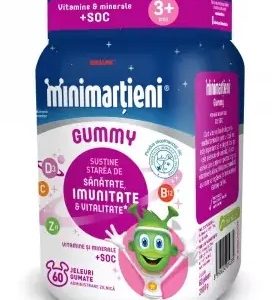 Minimartieni Gummy cu soc, 60 jeleuri, Walmark