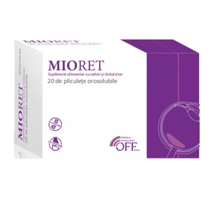 Mioret, 20 plicuri orodispersabil