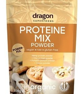 Mix proteic eco raw, 200g, Dragon Superfoods