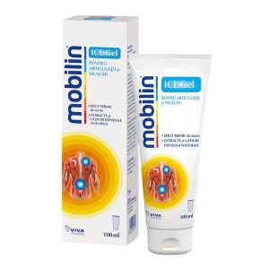 Mobilin Ice Gel pentru muschi si articulatii, 100ml, Viva Pharma