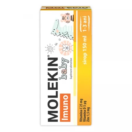 Molekin Imuno Baby sirop 1–3 ani, 150 ml, Zdrovit