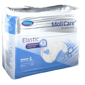 Scutece HartMann MoliCare Premium  Elastic 6 picaturi L x 30 buc
