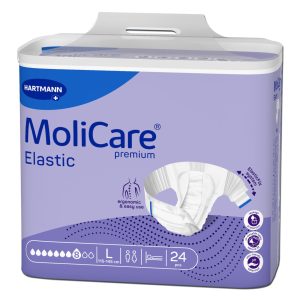 MoliCare Premium Elastic Scutece adulti L, 24 bucati – 8 picaturi, Hartmann