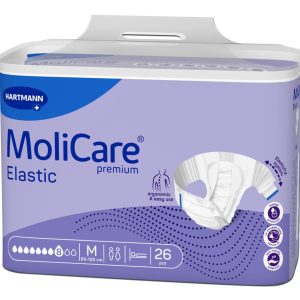 MoliCare Premium Elastic Scutece adulti M, 26 bucati – 8 picaturi, Hartmann