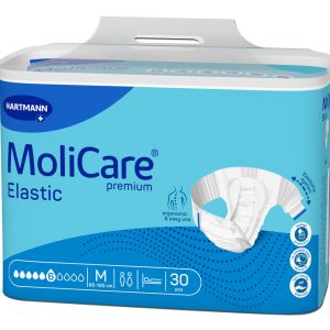 MoliCare Premium Elastic Scutece adulti M, 30 bucati – 6 picaturi, Hartmann