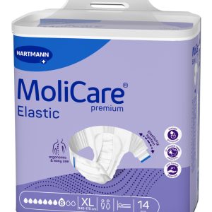 MoliCare Premium Elastic Scutece adulti XL, 14 bucati – 8 picaturi, Hartmann