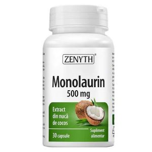 Monolaurin, 500mg, 30 capsule, Zenyth