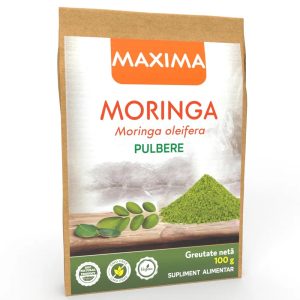 Moringa pulbere, 100gr, Justin Pharma