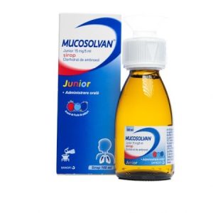 Mucosolvan Junior sirop 15mg/5ml, 100ml, Opella