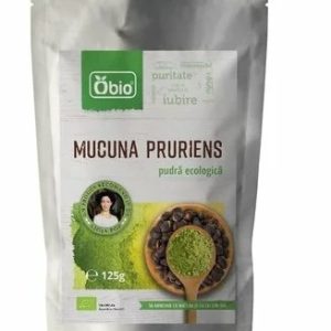 Mucuna pruriens pulbere bio, 125 g, Obio