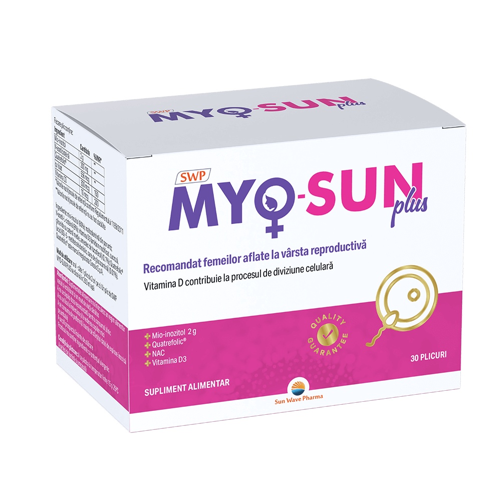 Myo-Sun Plus, 30 plicuri, Sun Wave Pharma