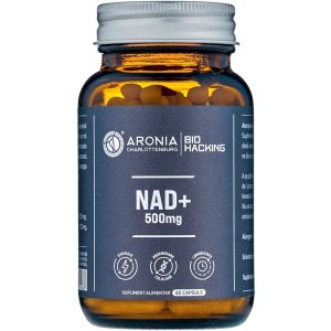 NAD+500mg, regenerare celulara, 60 capsule, Aronia Charlotenburg