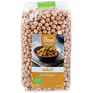 Naut boabe eco, 500g, OBio