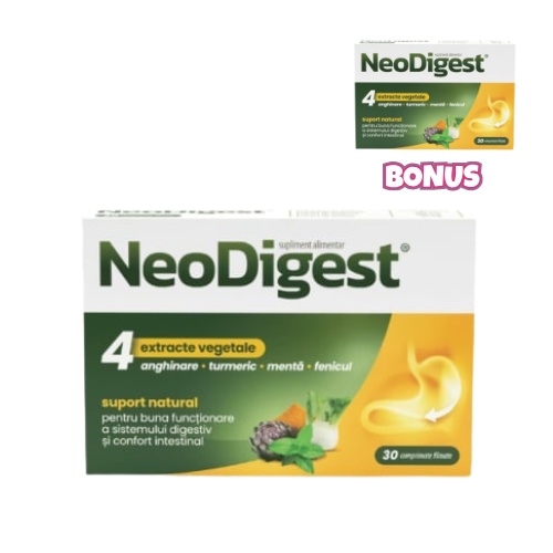 NeoDigest - 30 comprimate filmate, Aflofarm