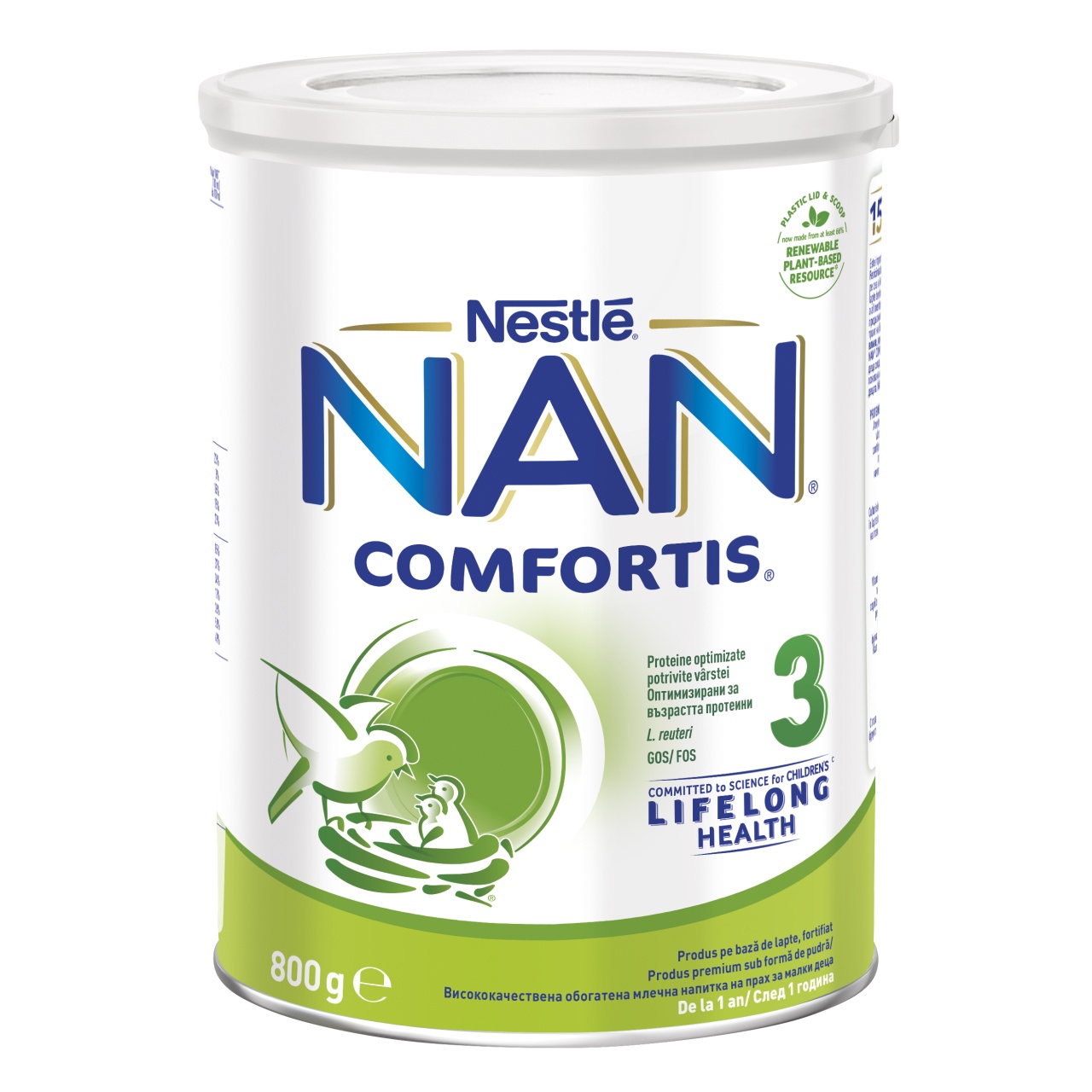 Nestle NAN COMFORTIS 3, 800g – Lapte praf pentru copii 1-2 ani
