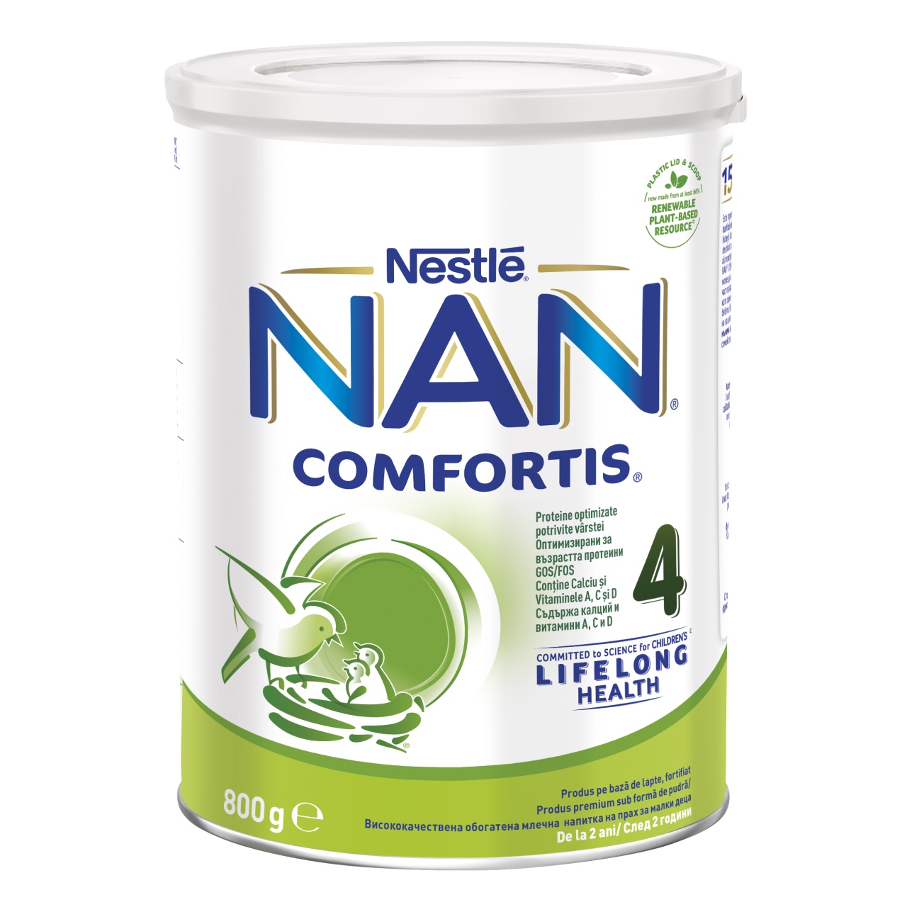 Nestle NAN COMFORTIS 4, 800g – Lapte praf pentru copii 2 ani+