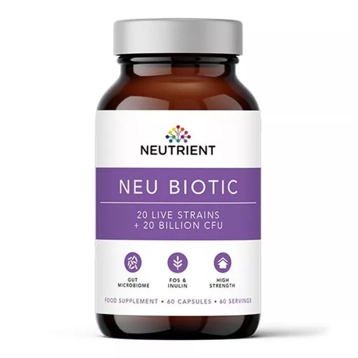 Neu Biotic Multi Strain Probiotic 20 miliarde, 60 capsule, Neutrient