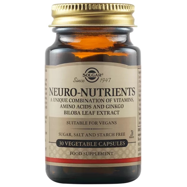 Neuro-Nutrients , 30 Capsule Vegetale, Solgar