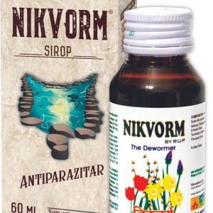 Sirop pentru eliminarea parazitilor intestinali, 60ml, Nikvorm