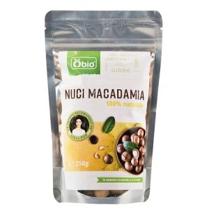 NuNuci macadamia raw bio, 250 g, Obio