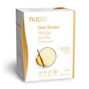 Nupo Shake Mango și Vanilie, pulbere, 12 plicuri, Nupo
