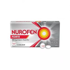 Nurofen Forte 400mg, 12 drajeuri, Reckitt