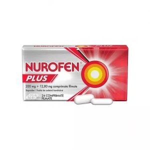 Nurofen Plus 200mg/ 12.80mg, 24 comprimate filmate, Reckitt