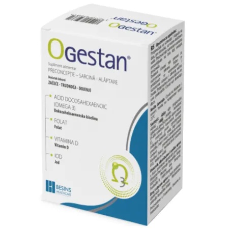 Ogestan Nutritie Fiziologica, 30 capsule – Besins Healthcare