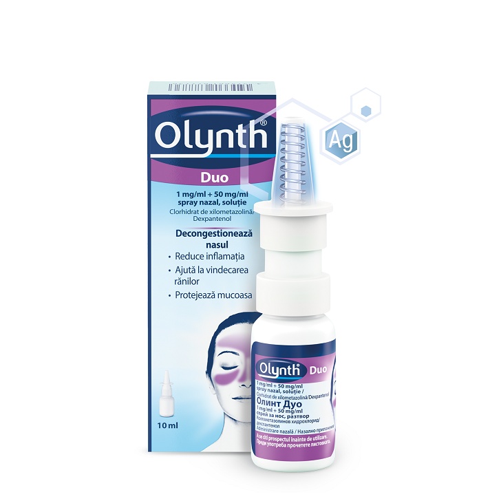 Olynth Duo, 1mg/ml + 50mg/ml spray solutie nazal solutie, 10ml, Kenvue