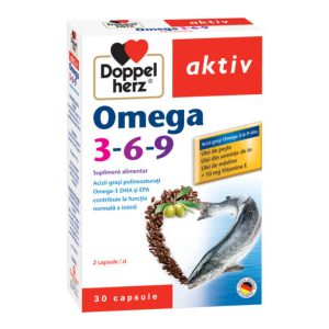 Omega 3-6-9 + vitamina E, 30 capsule Doppelherz