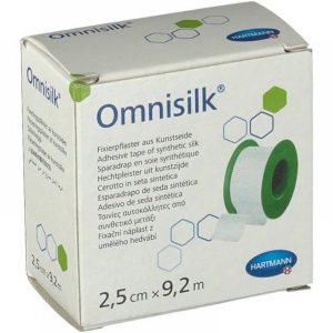 Omnisilk plasture matase 2,5cm x 9,2cm, Hartmann