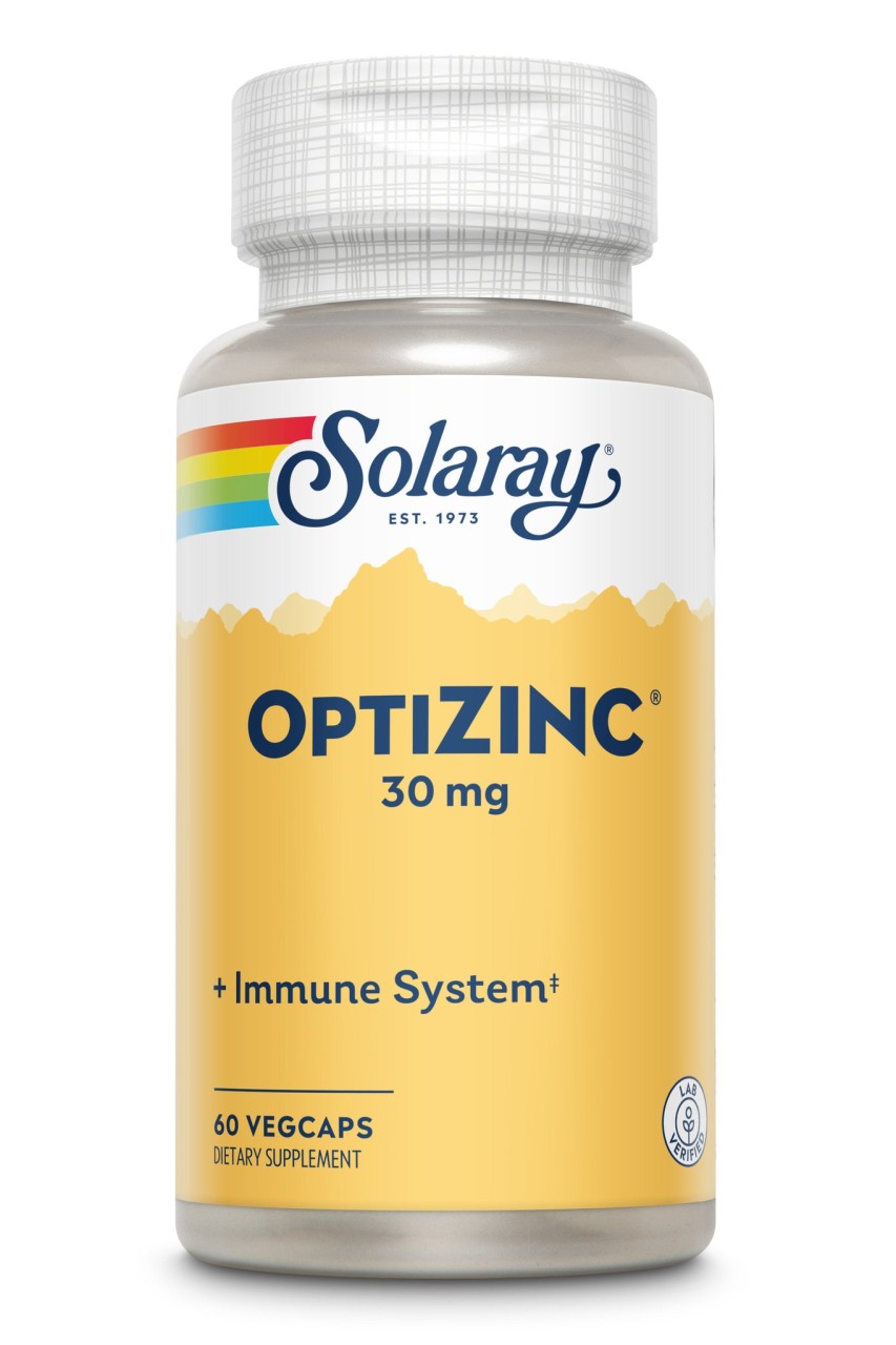OptiZinc 30 mg Solaray, 60 capsule, Secom