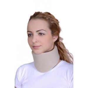 Orteza cevicala-tip colar din plastazot cu husa din bumbac S, BRN102A