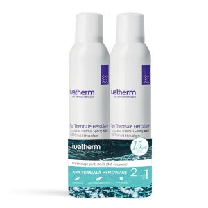 Pachet Apa termala Herculane spray, 200ml + 200ml, Ivatherm