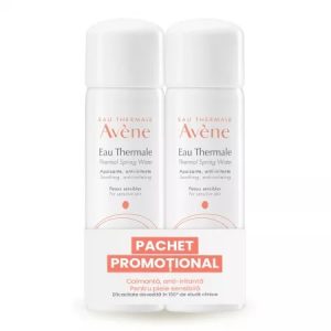 Pachet Apa termala spray, 50ml, 2 bucati, Avene