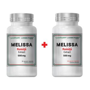 Pachet Melissa Extract, 500mg, 60 + 30 capsule cadou, Cosmopharm