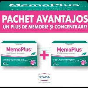 Pachet MemoPlus, 60 + 30 tablete, Walmark