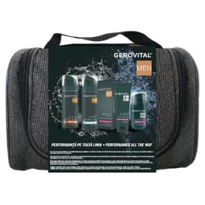 Pachet Men Crema antirid cu acid hialuronic, 30ml + Balsam dupa ras cu acid hialuronic, 100ml + Spuma de ras Sensitive, 200ml + Spuma de dus Energy,