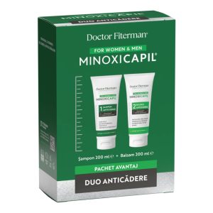 Pachet Sampon impotriva caderii parului Minoxicapil, 200ml + Balsam de par Minoxicapil, 200ml, Fiterman Fiterman