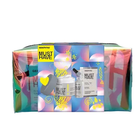 Pachet Ser Hidratant Niacinamida 10%, 30ml + Crema hidratanta Booster Sorbet Must Have, 50ml + Borseta Must Have, 4472, Gerovital
