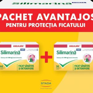Pachet Silimarina Forte, 60 + 30 comprimate, Walmark