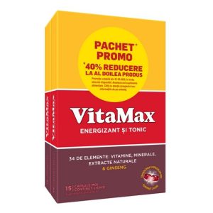 Pachet Vitamax, 15 capsule + 15 capsule, Perrigo