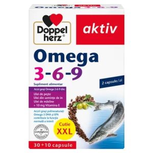 Pachet XXL Omega 3-6-9, 30+10 capsule, Doppelherz