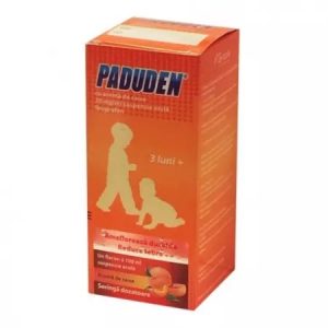 Paduden sirop 20mg/ml cu aroma de caise, 100ml, Terapia