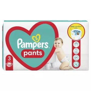 Pampers 3 Pants 360, 6-11kg, 62 bucati