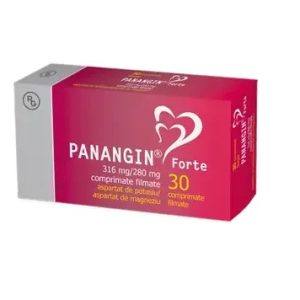 Panangin Forte 316mg/280mg, 30 comprimate filmate, Gedeon Richter