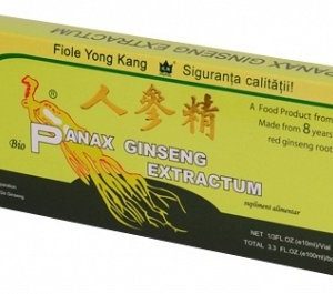 Panax Ginseng extractum, 10 fiole, Yongkang International China